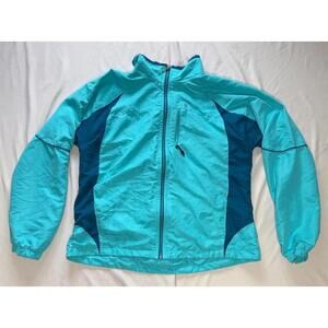 Vintage Danskin Now Women's Lightweight Turquoise Jacket XL